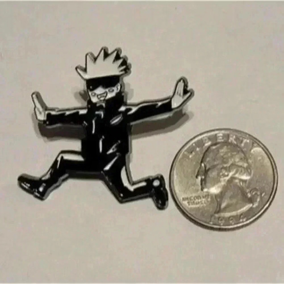 Infinite Meme Power: Jujutsu Kaisen Satoru Gojo Enamel Pin - Picture 3 of 4